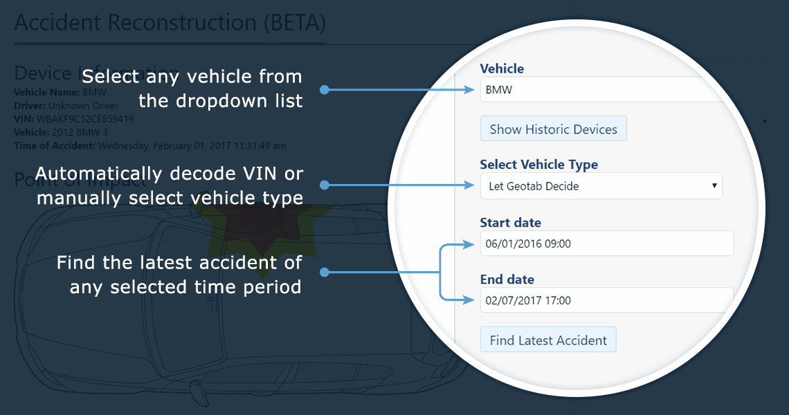 Collision Reconstruction analysis add-in