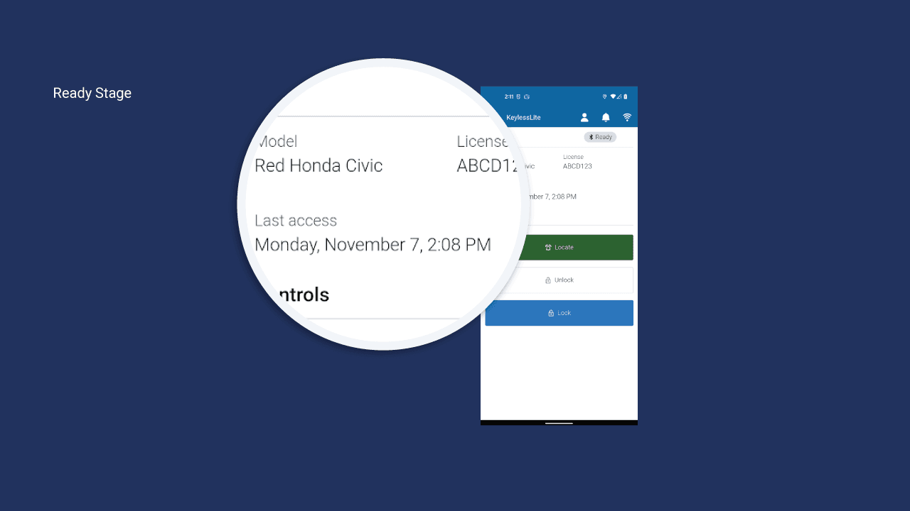 Keyless Lite mobile app